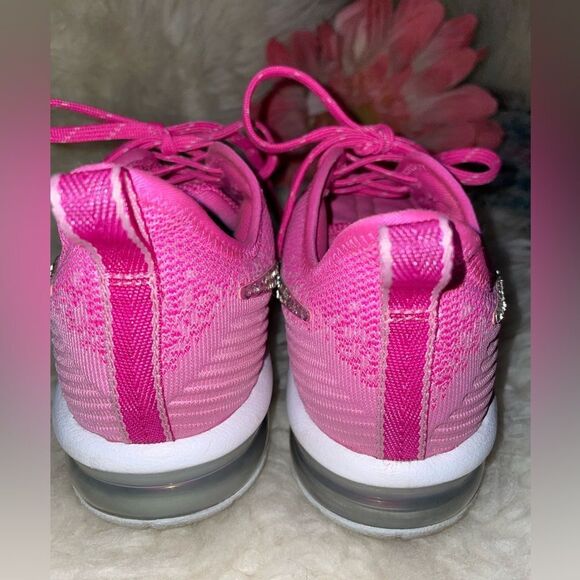 Nike Air Max Women’s Rhinestone Swoosh Pink 8.5 - Picture 4 of 11